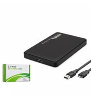 Hadron HDX1752 USB 3.0 2.5 inç SATA HDD/SSD Kutusu Siyah - Ultra Hafif