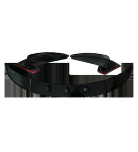 BMW 5 Series F10/F11 M-Pack 2011-2016 Ön Lip (3 Parça) (Siyah)