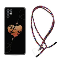 INFINIX Note 11 Pro Note 10 Hot 9 Play Kılıf Boyun Asklı Rasta Silikon Plane Heart 1721