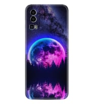 General Mobile GM 23 Kılıf Silikon Desen Özel Seri Star Planet 1652