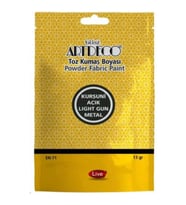 ARTDECO TOZ  KUMAŞ BOYASI 13 GR. KURŞUNİ AÇIK 1126