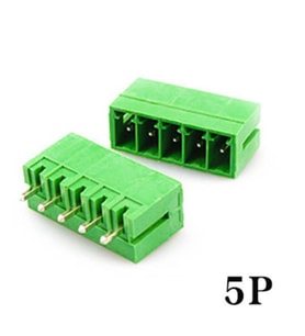 Geçmeli Klemens 5 Pin 3.81mm Erkek 180 Derece