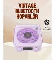 Retro Pikap Hoparlör – Şarjlı Kablosuz Projektör Ve Gece Lambası