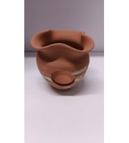 Netx Çömlek Vatoz Küpü küçük Büzgülü Saksı 10x10cm Akvaryum Dekoru