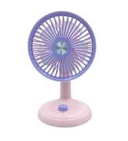 bigmate Mini Masa Fanı Taşınabilir Serinletici Şarjlı Vantilatör 3 Kademeli Hız Ayarı YM88160 (Y.Pem (Y.Pembe)