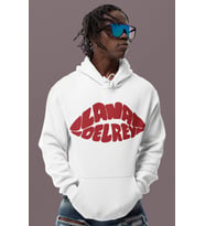 Lana Del Rey Baskılı Unisex Oversize Şarkıcı Hoodie