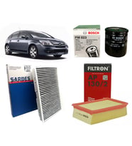 Citroen C4 2.0 Vts Benzinli Filtre Bakım Seti (2005-2010)