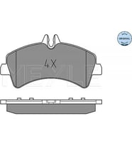 Mercedes Spr906 Fren Balatası Arka 415 515 0044208120 Meyle