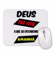 Frases Deus Mouse Pad