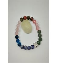 8 MM AVENTURİN,GÜL KUVARS, UNAKİT, PEMBE KUVARS, AKİK, SODALİT DOĞAL TAŞ BİLEKLİK