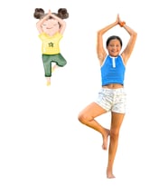 Pediaswiss Çocuk Yoga Set (Yoga Küp ve 20 adet Çocuk Yoga Duruşu Kartı)