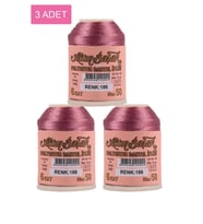3 Adet Altınbaşak Oya ve Dantel İpi 20 gr - Royaleks - No: 186