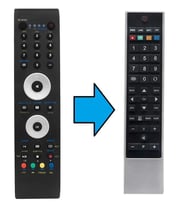 Vestel RC-1110 Lcd Tv Kumandası-Resimde Sağdaki Gönderilir