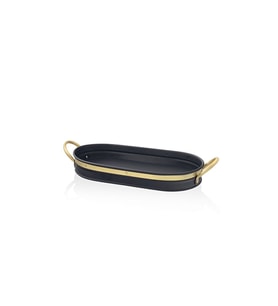 Galvin Tepsi Siyah 65x33 cm