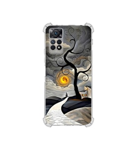 PrintiFy Xiaomi Redmi Note12pro4g ile Uyumlu Simya Serisi Sarmal Yolculuk Tasarımlı Uv Baskılı Köşe Korumalı Antişok Kılıf
