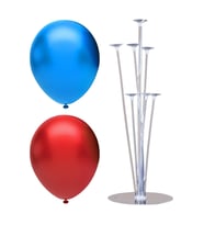 7 Çubuklu Balon Standı + 40 Adet Balon