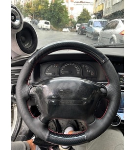 Opel Vectra B Kasa Araca Uyumlu Direksiyon Kılıfı 5D KRİSTAL NOKTA
