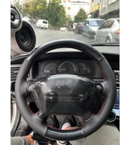 Opel Vectra B Kasa Araca Uyumlu Direksiyon Kılıfı 5D KRİSTAL NOKTA