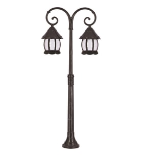 AVONNI BSU-68184-2BSY Siyah Boyalı Dış Mekan Aydınlatma E27 Aluminyum ABS Polikarbon Cam 56x20cm