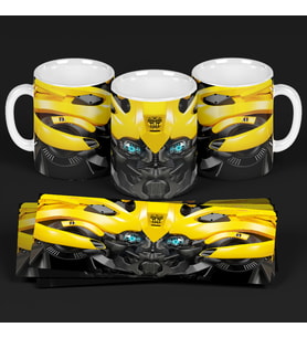 Bumblebee Kupa Bardak Özel Tasarım Hediye Kupa Porselen Kupa Bardak