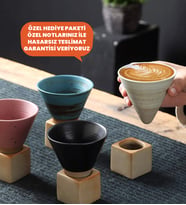 Huni Şekilli Yaratıcı Vintage Japon Stil Seramik Kahve Kupası Özel Gün ve Doğum Günü Hediyesi