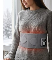 3 Kademe Isıtmalı ve Titreşimli Bel Destek Kemeri Ergonomik Tasarım