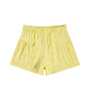 Civil Girls Limon Desenli 6-9 Yaş Şort - Sarı