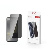 Samsung Galaxy S24 Plus Uyumlu Zore Kor Privacy Cam Ekran Koruyucu (Siyah)