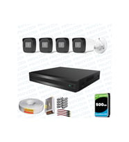 Provzen Hikvision RV 4 Kameralı Full HD Geniş Açı Güvenlik Kamerası 500GB