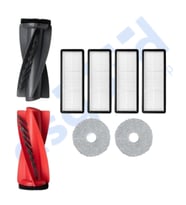 Roborock Qrevo Curv Uyumlu 1 Ana Fırça 4 Filtre 2 Mop PKT-iasgf0000608