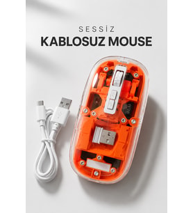 Kablosuz Mouse 5.0 Bluetooth Bağlantılı Usb Girişli