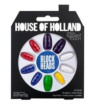 Elegant Touch House Of Holland Block Heads False Nails 24