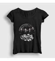Presmono Kadın Siyah Band Müzik The Rasmus T-Shirt 548001tt