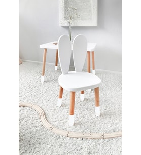 Ahşap Montessori Aktivite Masası Sandalyesi, Bunny Masa Sandalye, 1 Sandalye 1 Masa