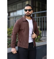 İnce Yazlık Astarlı Basic Keten Ceket