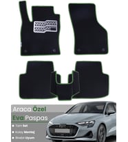 AUDİ A3 SEDAN (2020-2025) Uyumlu EVA Paspas Tam Set–Araca Özel,Su Geçirmez,Kolay Montaj