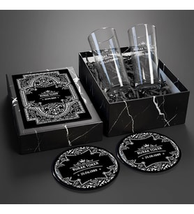 Kişiye Özel Rakı Bardağı Seti – Premium Kutuda – Erkek Arkadaşa Hediye
