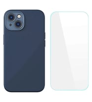 Baseus Liquid Silica Gel iPhone 14 6.1 Silikon Kılıf + Tempered Ekran Koruyucu Set - SSSSSS9260-3