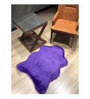 Doğuş Peluş Halı APost Tek Kafa Mor Post Halı 100x150 cm
