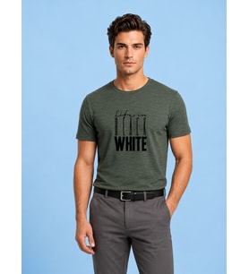 VIGOSS BASKILI FLAMLI ERKEK T-SHIRT 62002-03132