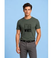 VIGOSS BASKILI FLAMLI ERKEK T-SHIRT 62002-03132