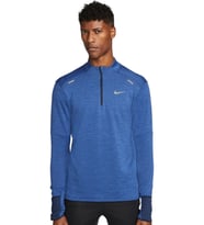 Nike Terma Fit Running Dri Fit Repel Element Half Zip Blue Erkek Yarım Fermuar Termal Spor Koşu Sweatshirt Mavi Melanj
