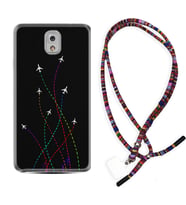 Samsung Note 3 4 5 8 9 20 Ultra 10 Lite Kılıf Boyun Asklı Rasta Silikon Line Planet 1736