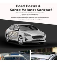 Ford Focus 4 Parlak Siyah Yalancı Çakma Sahte Sunroof
