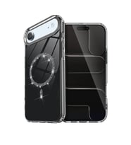 Iphone 17 Air Live Diamond Magsafe Kapak - Siyah