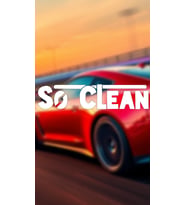 So Clean 20x4,5 Jdm Yazı Araba-motosiklet Cam Etiket Sticker Beyaz Renk