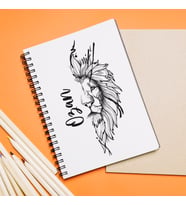 Aslan Tasarımlı Kişiye Özel Defter