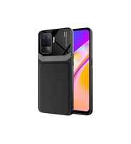 Oppo Reno 5 Lite Uyumlu Kılıf Zore Emiks Kapak (Siyah)