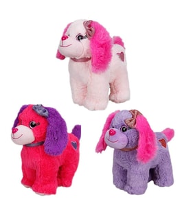 Peluş Köpek Oturan Renkli 25 Cm 1 Adet Fiyatıdır