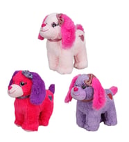 Peluş Köpek Oturan Renkli 25 Cm 1 Adet Fiyatıdır